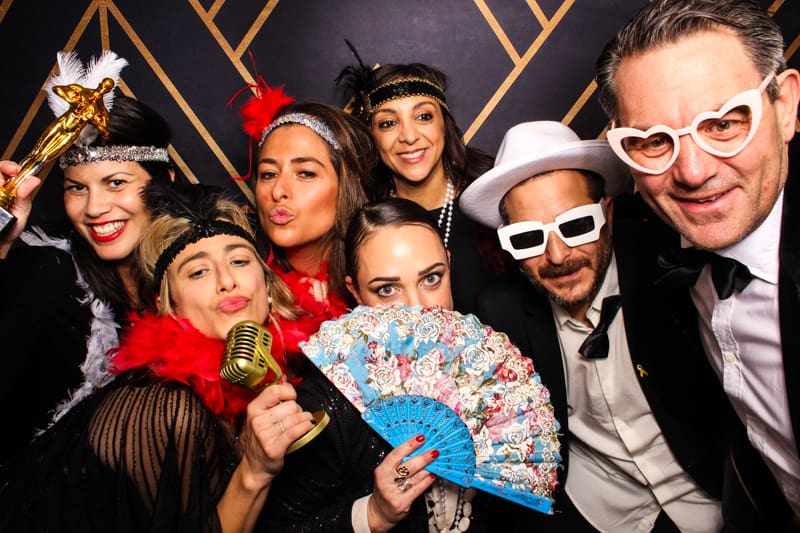 Family birthday celebration with open-air photo booth Perth